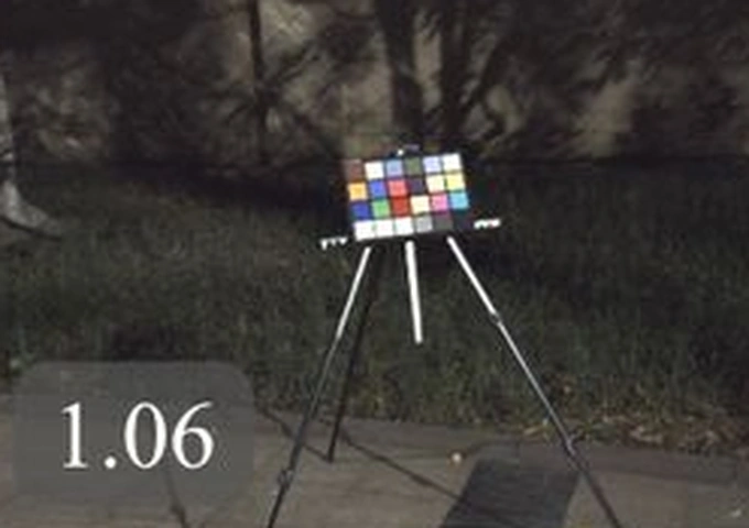 RL-AWB output for qualitative scene 2