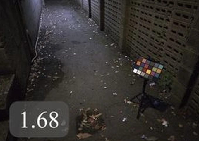 RL-AWB output for qualitative scene 3